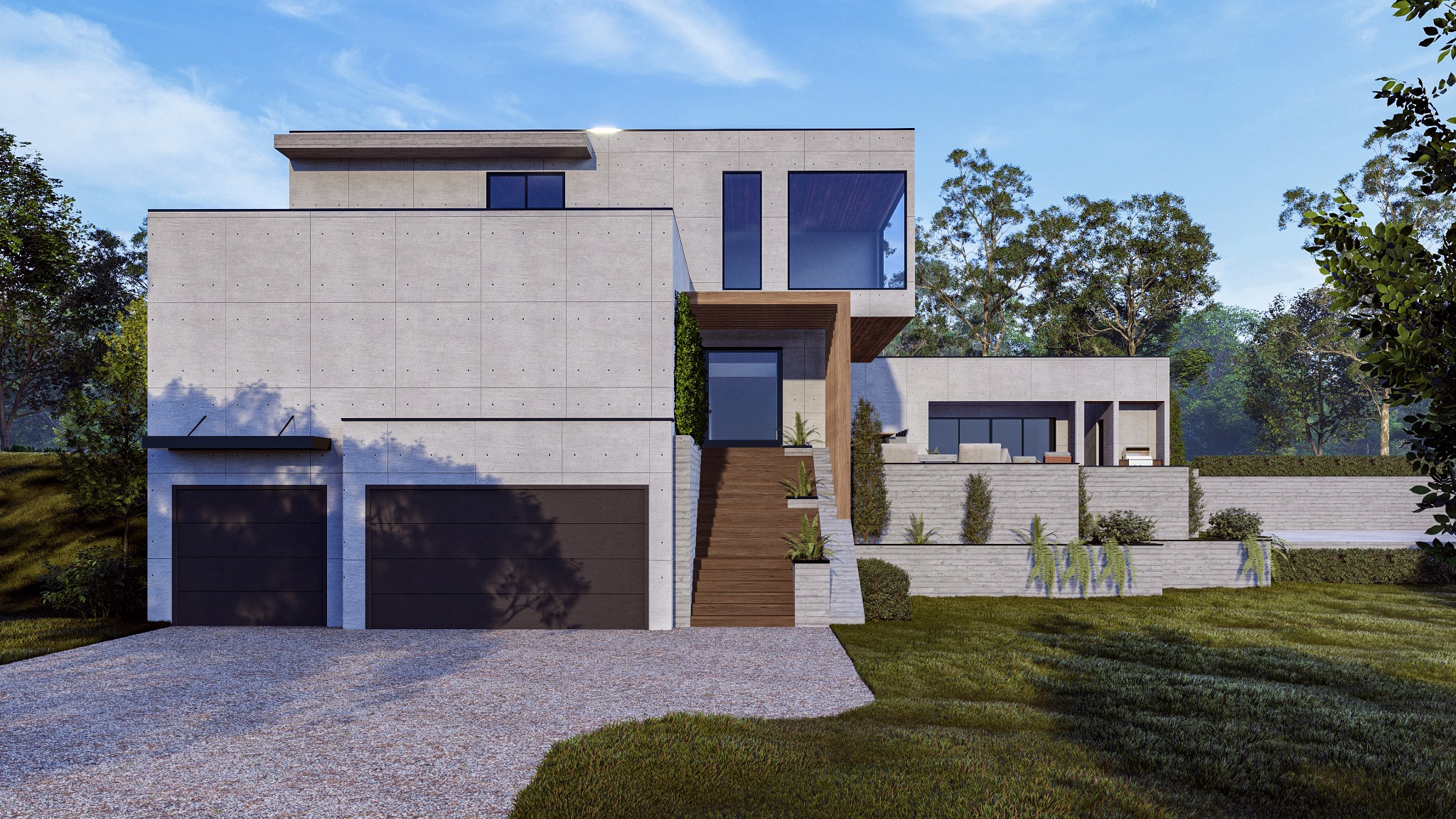 Concept rendering of the Lynwood Park Modern Luxury residence