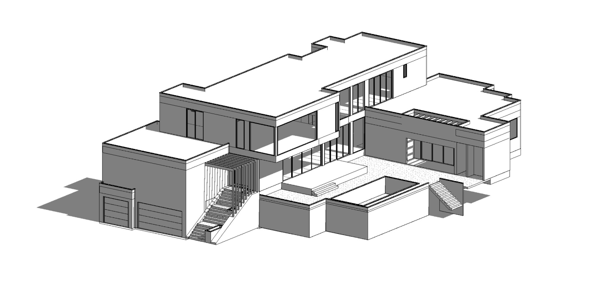 Architectural massing study